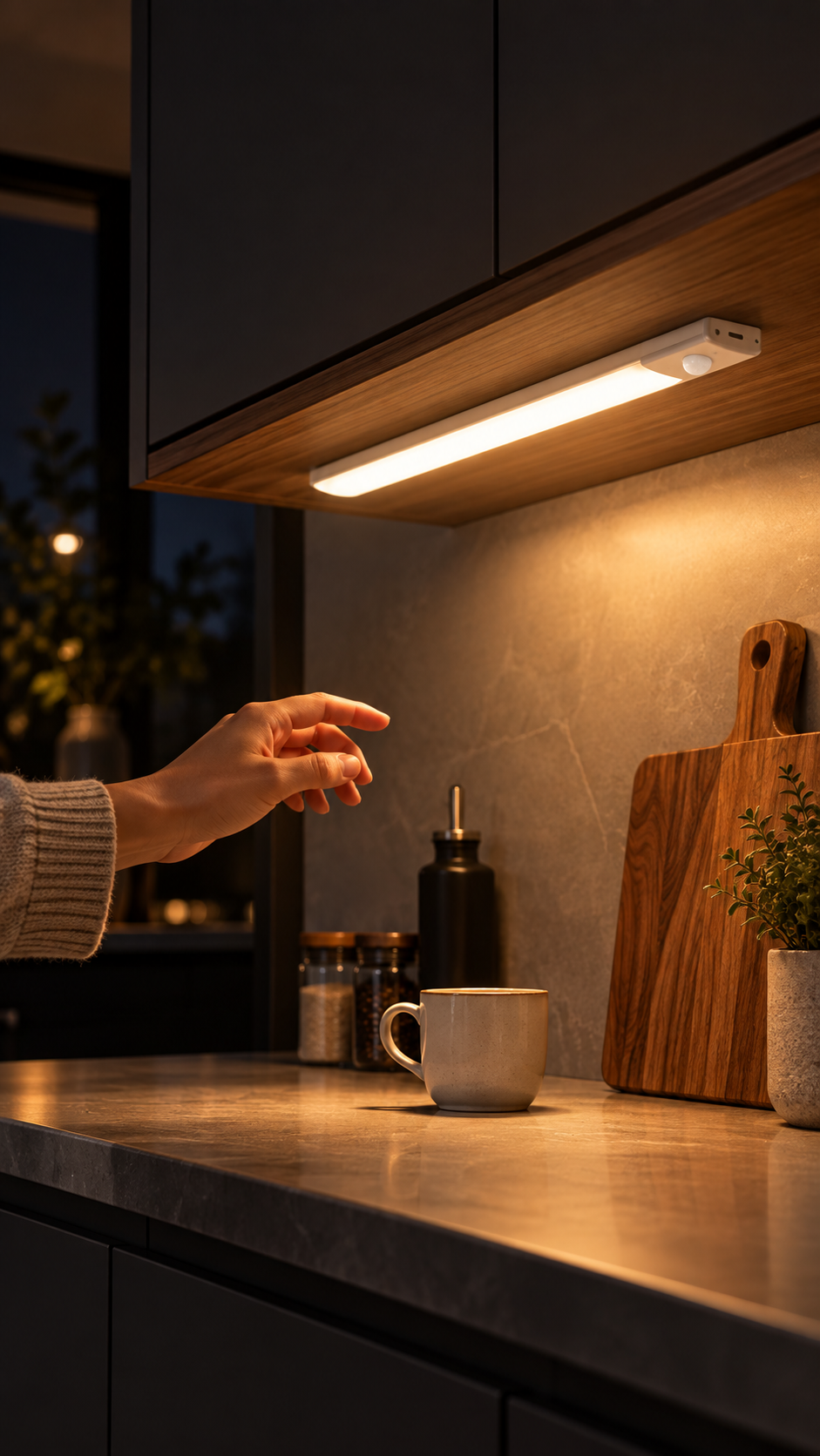 Lampe LumiSense à détecteur sous meuble